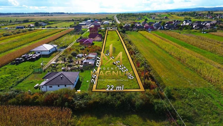 Teren Construcții intravilan de 5533 mp, în Satulung