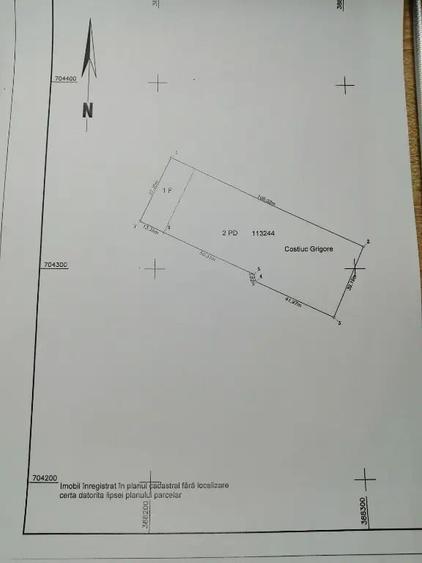 Teren de 4100 mp, în Central