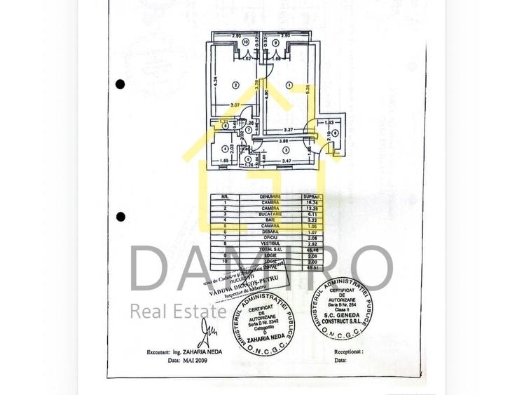 Apartament cu 2 camere semidecomandat, mobilat în Magheru