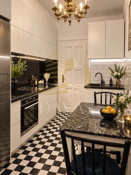 Apartament cu 3 camere decomandat, mobilat în Central