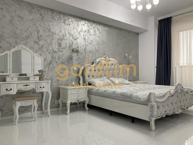 Apartament cu 3 camere semidecomandat, mobilat în Pipera