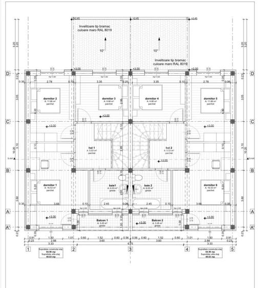Duplex cu 4 camere cu Teren 250 Mp în Tărlungeni