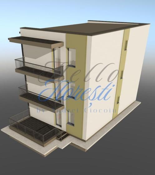 Apartament 3 camere 65mp, semifinisat, Floresti | Balastierei - 4