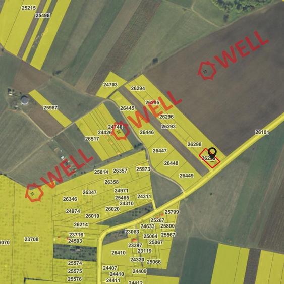 Teren extravilan de 824 mp, în Calnic