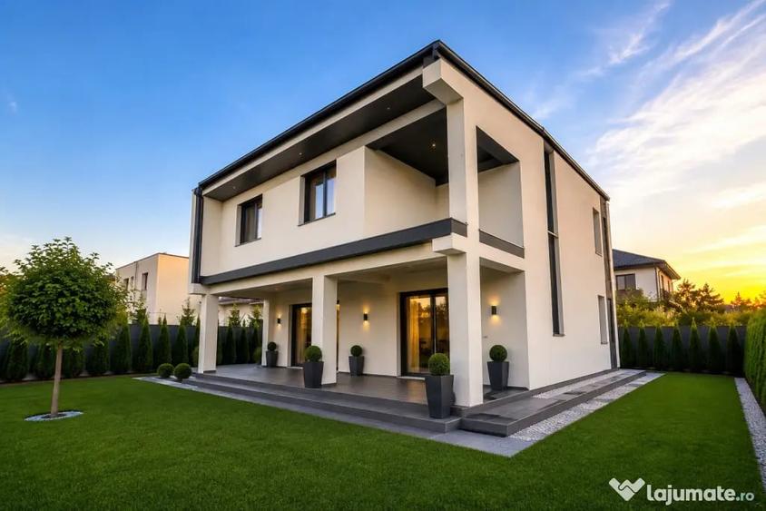 Casă cu 5 camere cu Teren 391 Mp în Chiajna