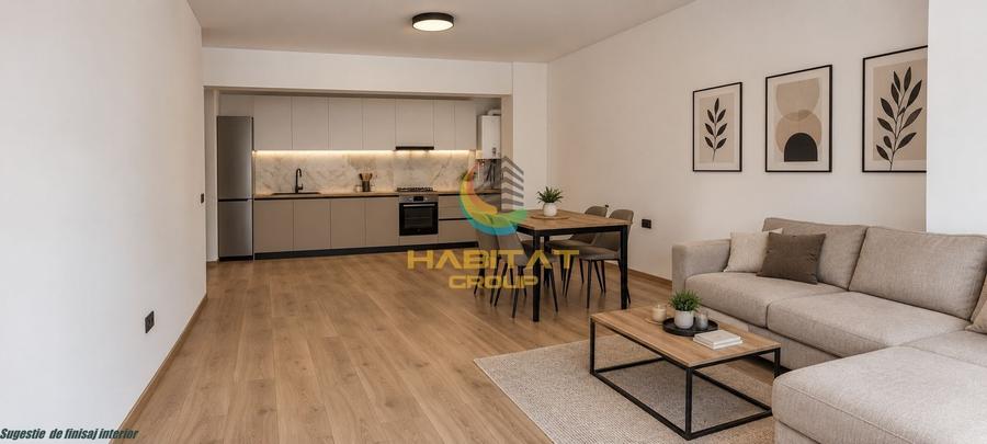 Ap 2 camere - 60 mp etaj 1 - metrou 15 min - 104.200 Euro - 2