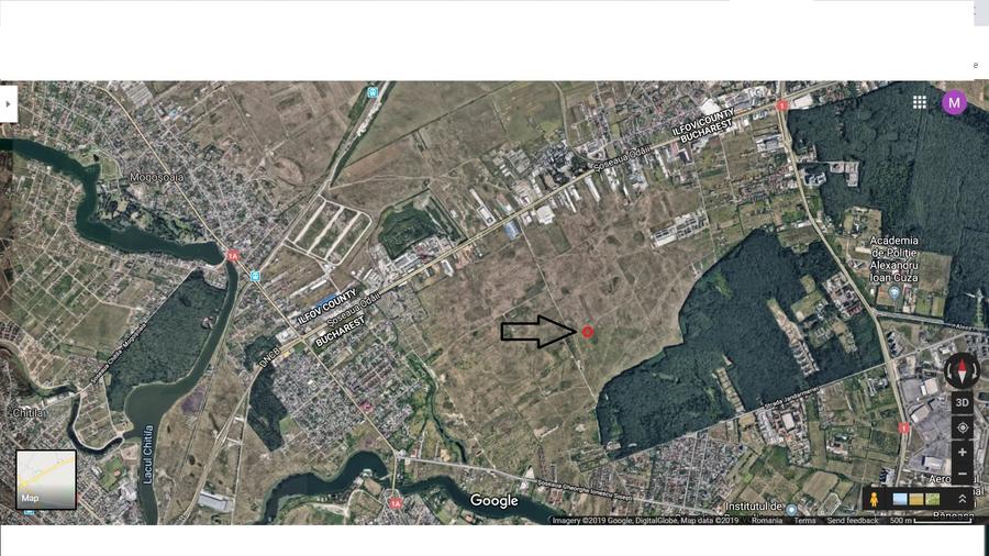 Teren Construcții intravilan de 1000 mp, în Băneasa