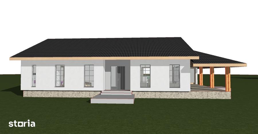 Casă cu 3 camere cu Teren 938 Mp în Sârbi