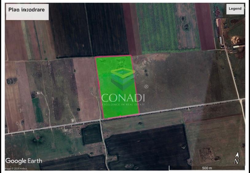 Teren Construcții intravilan de 92536 mp, în Ariceștii Rahtivani