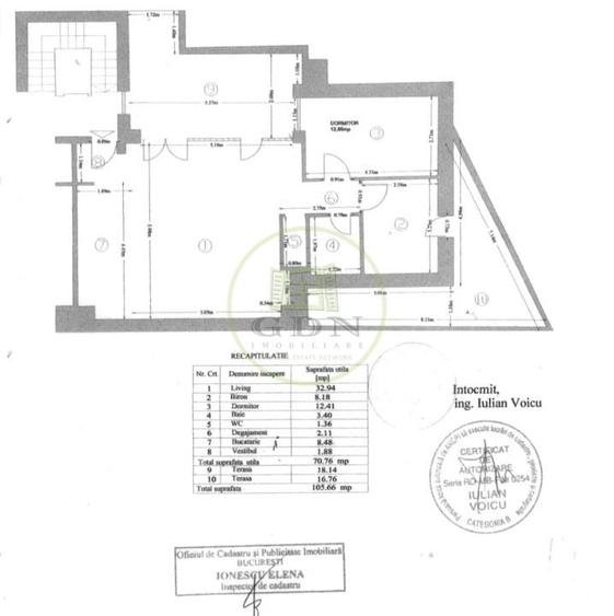 Apartament cu 3 camere, mobilat în Dămăroaia
