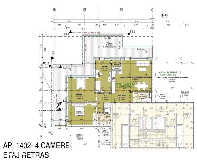 Vand apartament cu 3 camere 115 mp in Seasons! cu cf! - 2