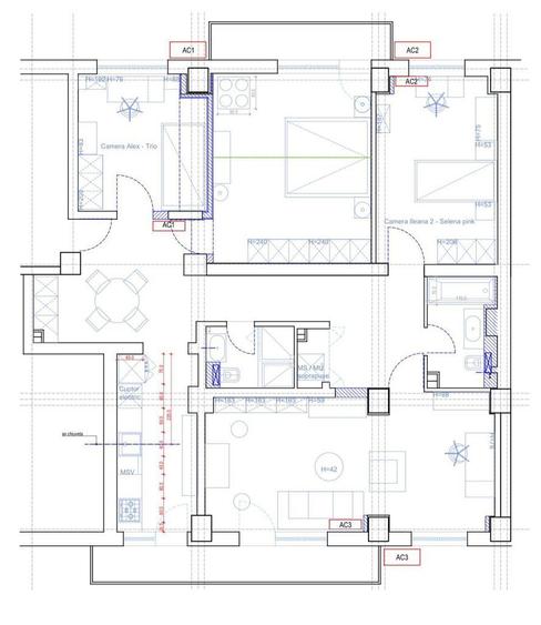 Apartament cu 5 camere decomandat în Dorobanți