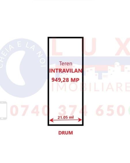 Teren de 950 mp, în E3