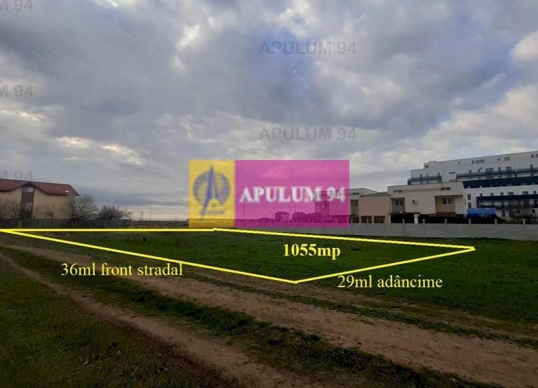 Teren Construcții intravilan de 1055 mp, în Berceni