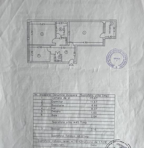 Apartament cu 2 camere decomandat, mobilat în Gării