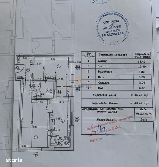 Apartament 2 camere de vanzare | Brown Amurgului | 49,5 mp | Etaj 2/5 - 11