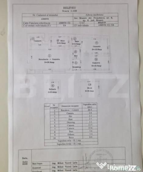 Apartament cu 2 camere decomandat în Centrul Istoric