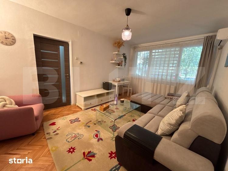 APARTAMENT CU 2 CAMERE, 47.5 MP, MOBILAT SI UTILAT - ALEEA CARPATI - 2