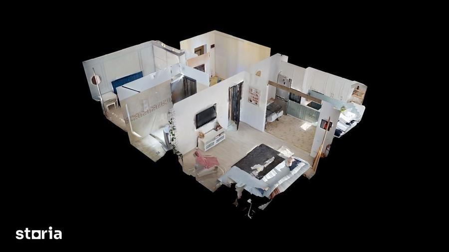 Apartament cu 2 camere decomandat în Sânpetru