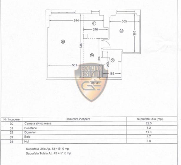Apartament cu 2 camere semidecomandat, mobilat în Tomis Nord