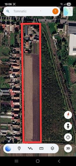 Teren de 16500 mp, în Tomnatic