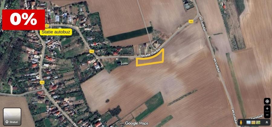 Teren Construcții intravilan de 3132 mp, în Piscu