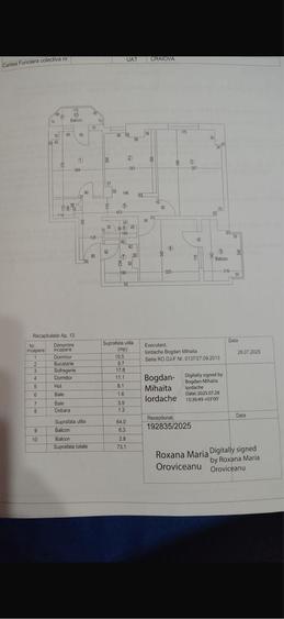 Apartament cu 3 camere decomandat în Calea București