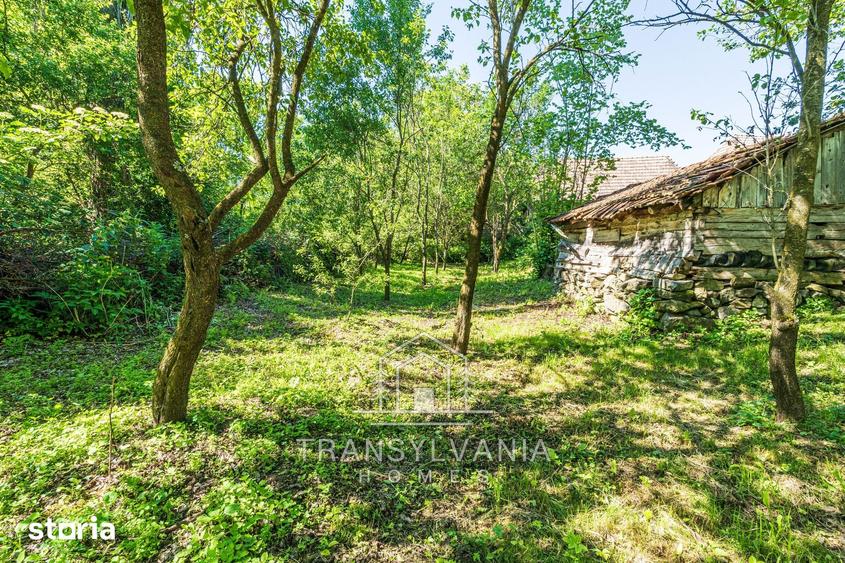 Casă cu 2 camere cu Teren 1368 Mp în Petrești