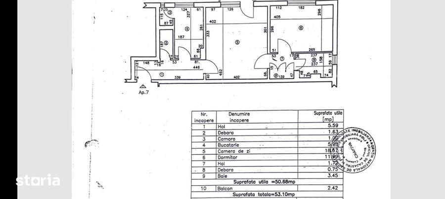 Apartament cu 2 camere semidecomandat în Craiovița Nouă