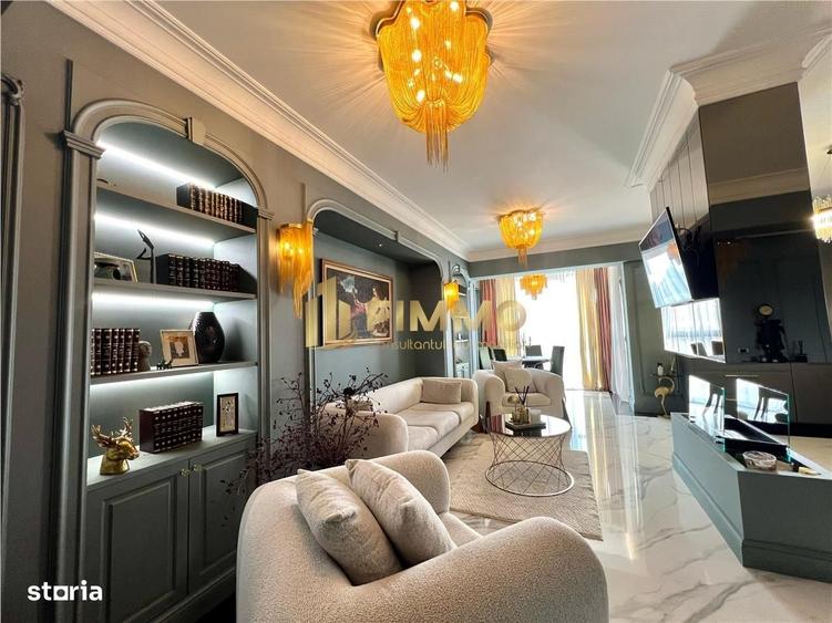 Apartament cu 3 camere, mobilat în Central