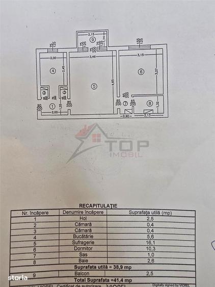 Apartament cu 2 camere semidecomandat în Mircea cel Bătrân