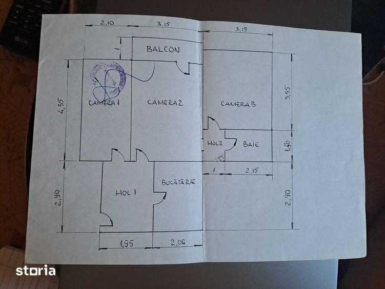 Apartament 3 camere - Banca Nationala, Bacau - 1