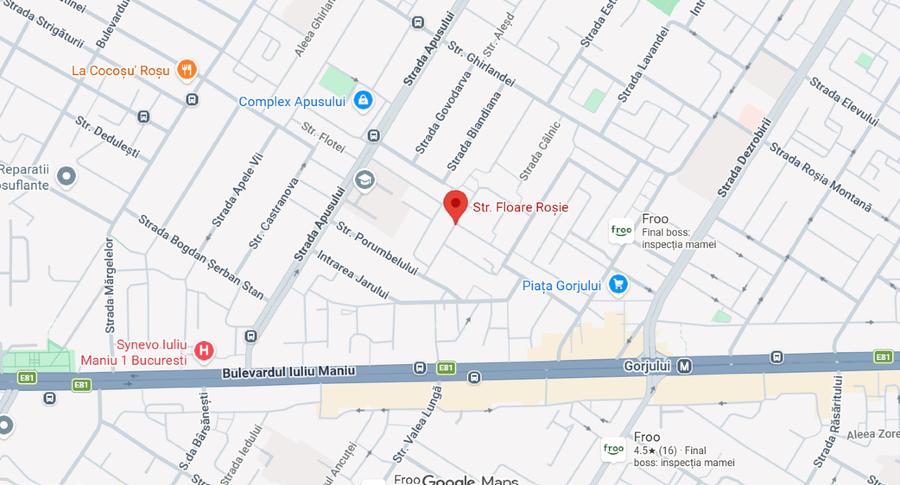 Apartament cu 2 camere semidecomandat în Militari