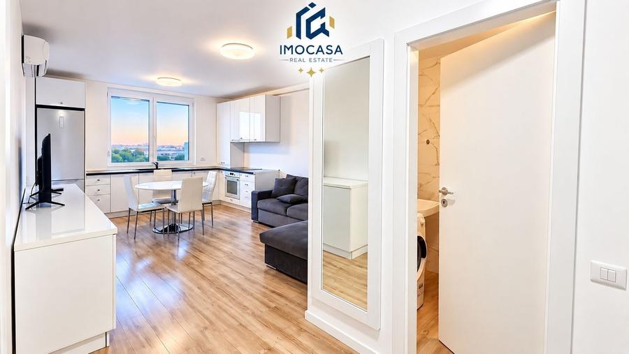 Apartament cu 2 camere semidecomandat, mobilat în Aurel Vlaicu