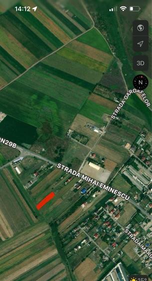 Teren de 1000 mp, în Cătămărești