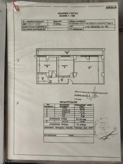 Apartament cu 3 camere decomandat, mobilat în Mogoșoaia
