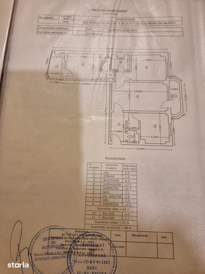Apartament cu 3 camere în Ultracentral