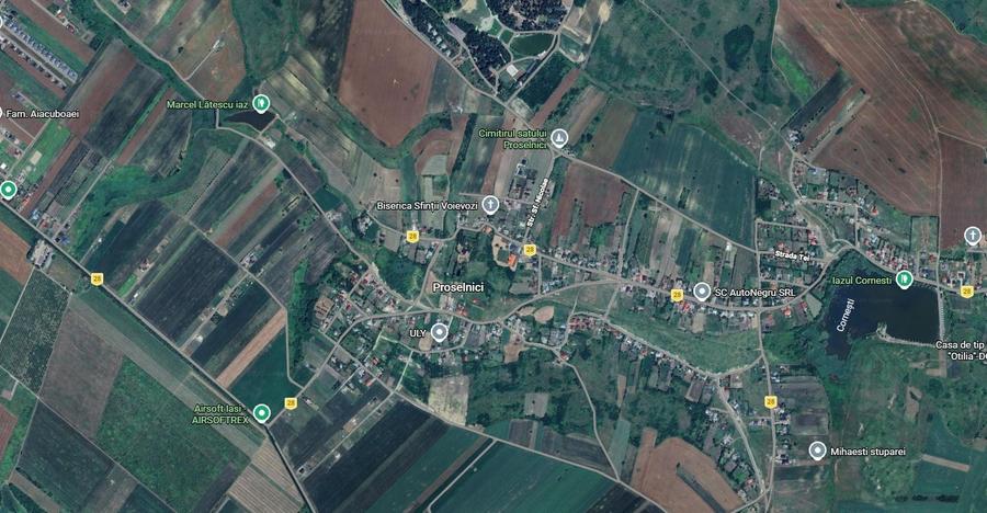 Teren Construcții intravilan de 1075 mp, în Proselnici