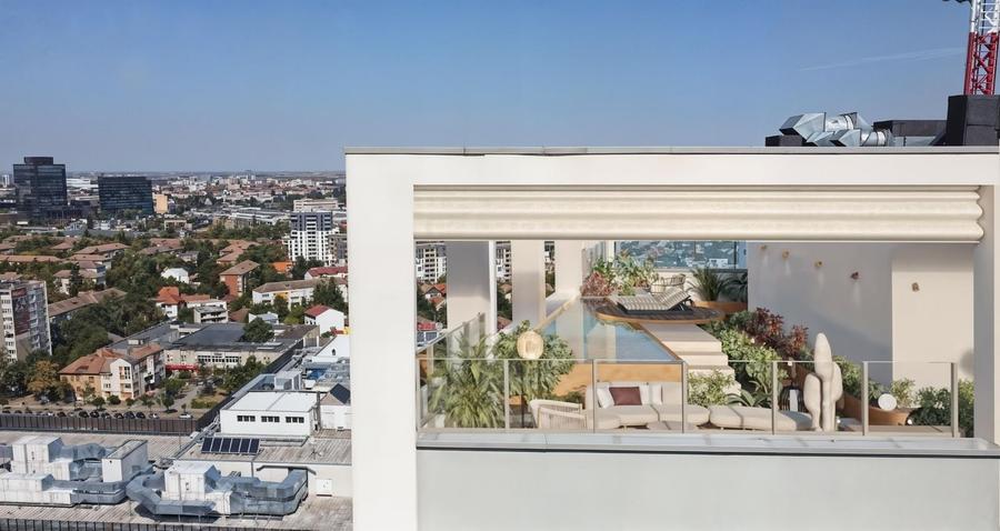 Penthouse cu 5 camere decomandat în Take Ionescu