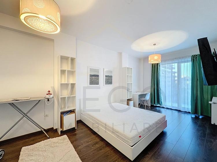 Apartament cu 2 camere semidecomandat, mobilat în Între Lacuri