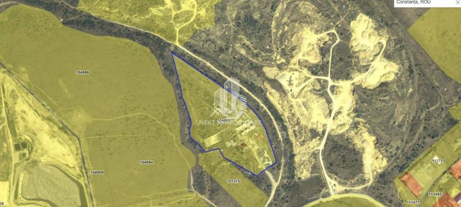 Teren Construcții intravilan de 59072 mp, în Nord-Vest