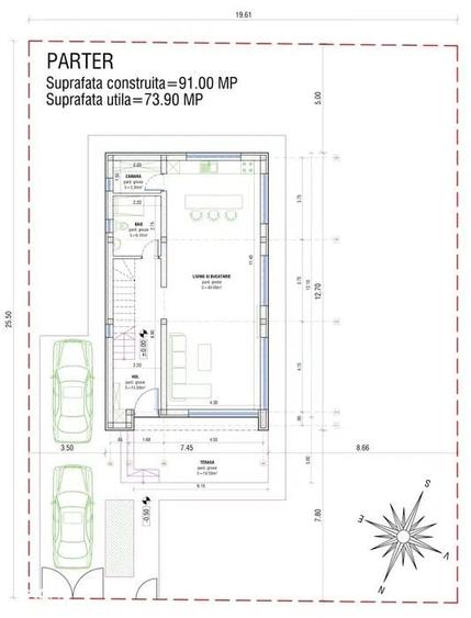 Casă cu Teren 500 Mp în Sânpetru