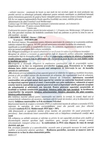 Teren Construcții intravilan de 3350 mp, în Stejeriș