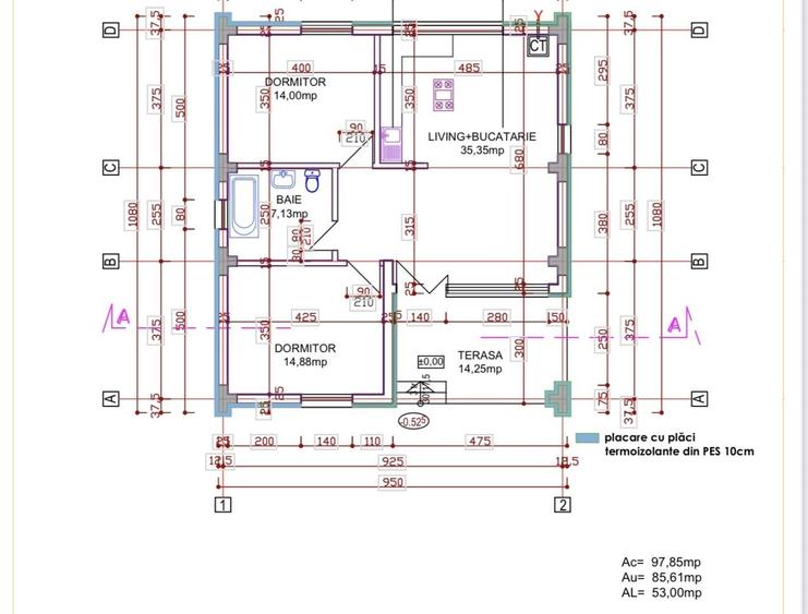 Casă cu 3 camere cu Teren 400 Mp în Mărăcineni