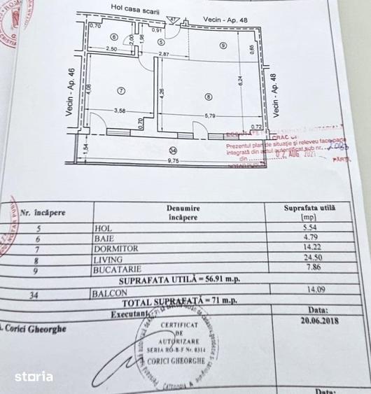 Apartament cu 2 camere în Central