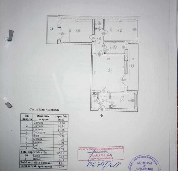 De vânzare: ap. 3 camere -bloc termoizolat-centrală proprie-Lujerului - 9