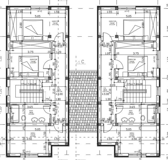 Duplex cu 4 camere cu Canalizare în Urseni