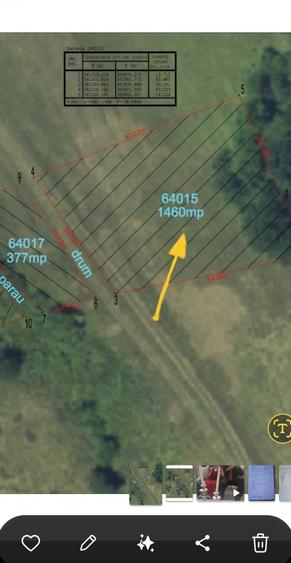 Vand teren intravilan Floresti zona Valea Sanaslaului 1460 m2 fara utilitati , front 30 m zona deosebita. - 2