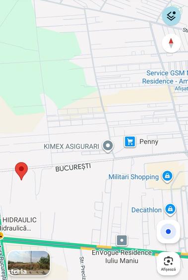 Teren de 5000 mp, în Militari