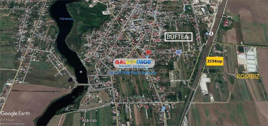 Teren intravilan de 3594 mp, în Nord